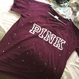 BRAND NEW PINK BLING TEE
